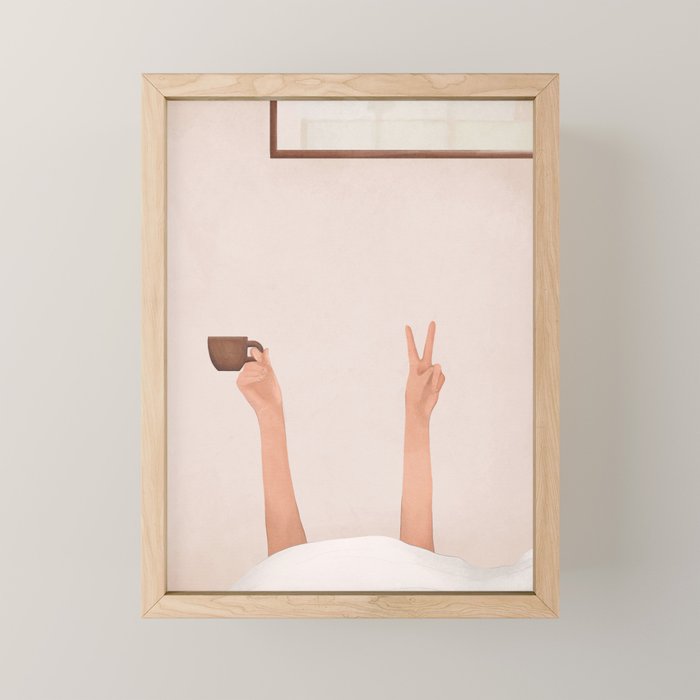 Good Peaceful Morning Mini Art Print Gallery Image 1