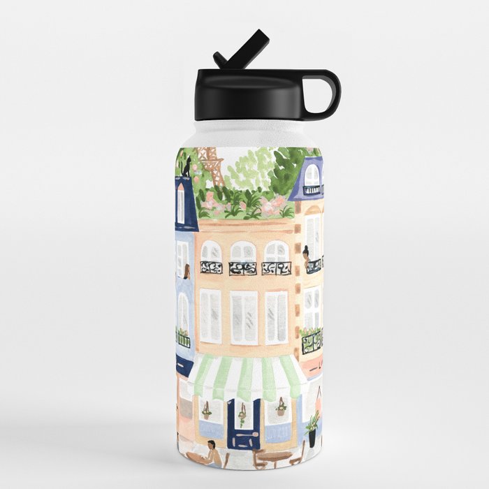 Parisian Buildings Water Bottle Gallery Image 4