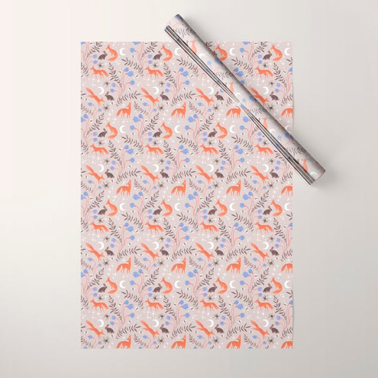 Fox Moon Wrapping Paper Gallery Image 1