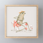 Awkward Toad Mini Art Print Gallery Image 1