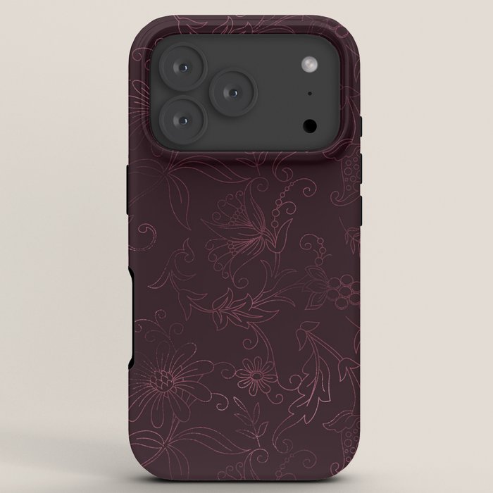 Agate Burgundy Pattern Design iPhone Case Gallery Image 7