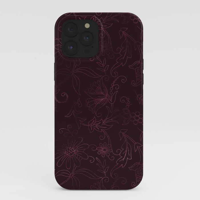 Agate Burgundy Pattern Design iPhone Case Gallery Image 40