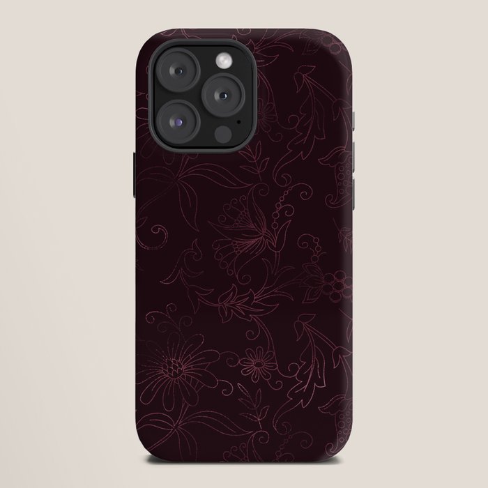 Agate Burgundy Pattern Design iPhone Case Gallery Image 12