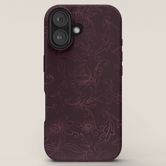 Agate Burgundy Pattern Design iPhone Case Gallery Image 5