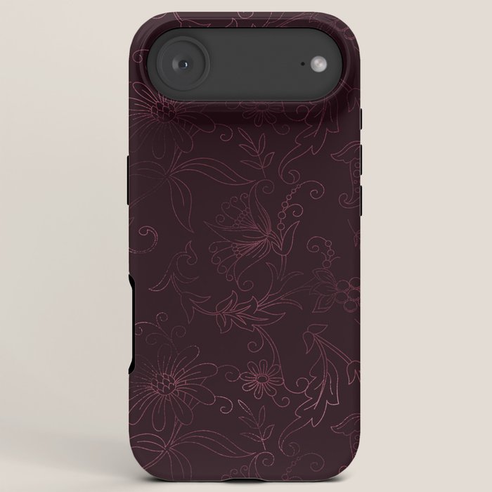 Agate Burgundy Pattern Design iPhone Case Gallery Image 6