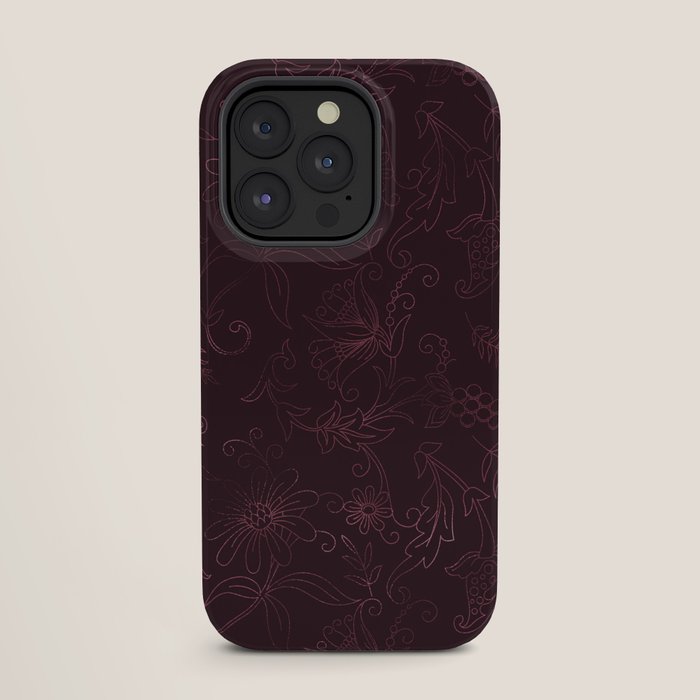 Agate Burgundy Pattern Design iPhone Case Gallery Image 27