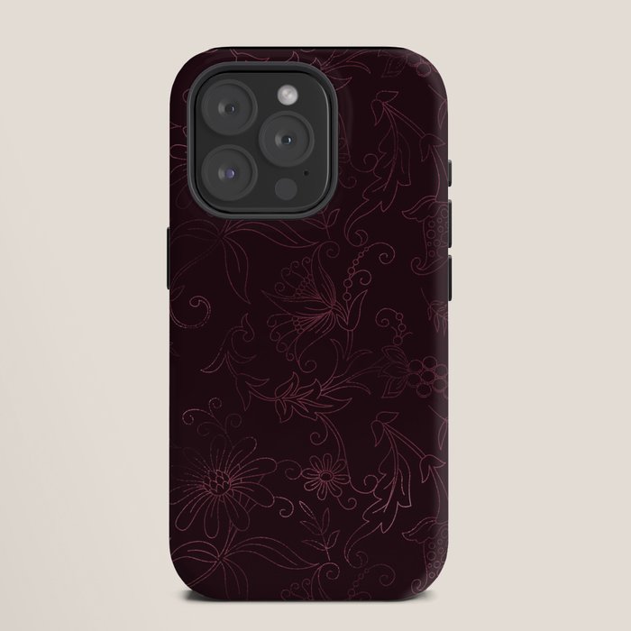 Agate Burgundy Pattern Design iPhone Case Gallery Image 11