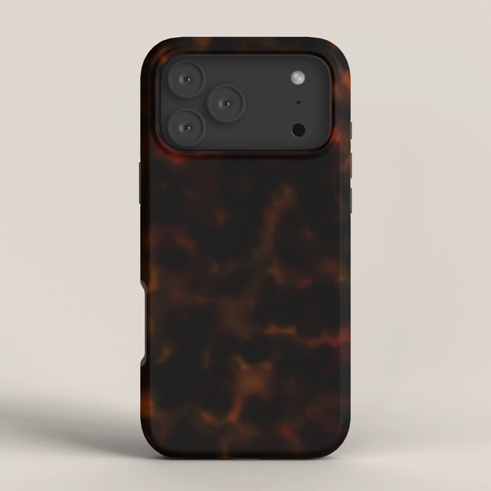 Dark Tortoiseshell Turtle Pattern iPhone Case Gallery Image 4
