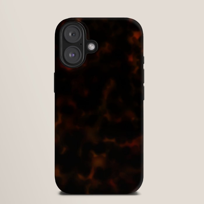 Dark Tortoiseshell Turtle Pattern iPhone Case Gallery Image 9