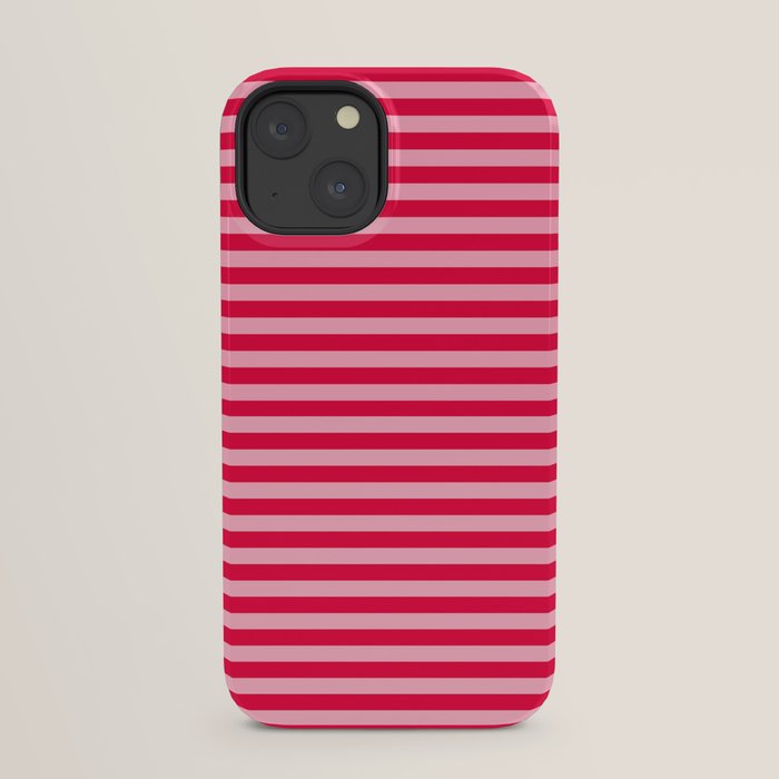 Retro, Beach, Colorful Stripes, Pink and Red iPhone Case Gallery Image 29
