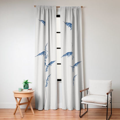 Blue flowers 2 Window Curtain Gallery Image 4