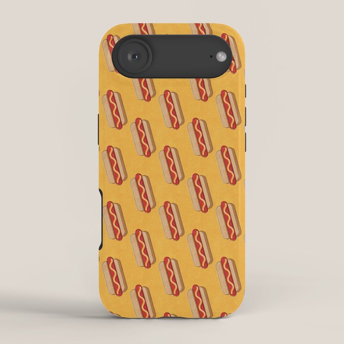FAST FOOD / Hot Dog - pattern iPhone Case Gallery Image 2