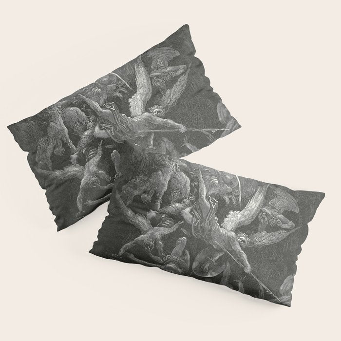 The Mouth Of Hell By Gustave Dore Pillow Sham Gallery Image 2
