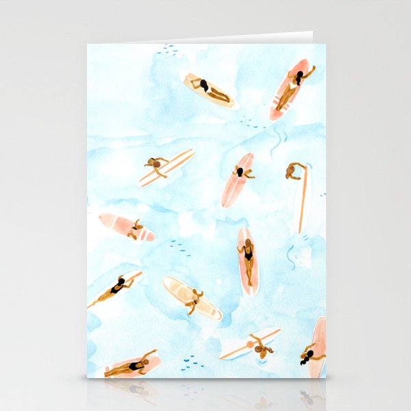 Surfers Stationery Card Gallery Image 2