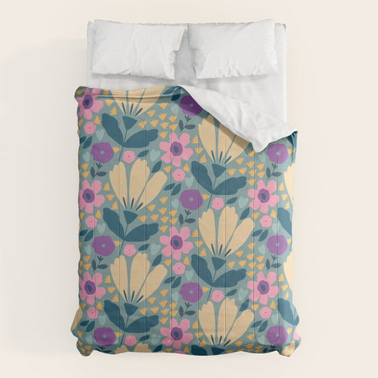 Pretty Bloom - Spring Vibe Comforter Gallery Image 1