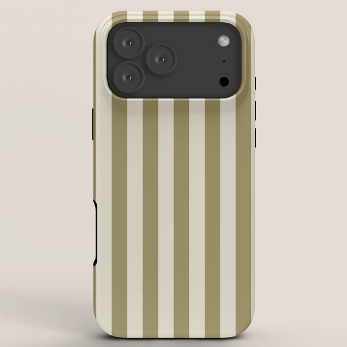 Olive Green Stripes iPhone Case Gallery Image 8