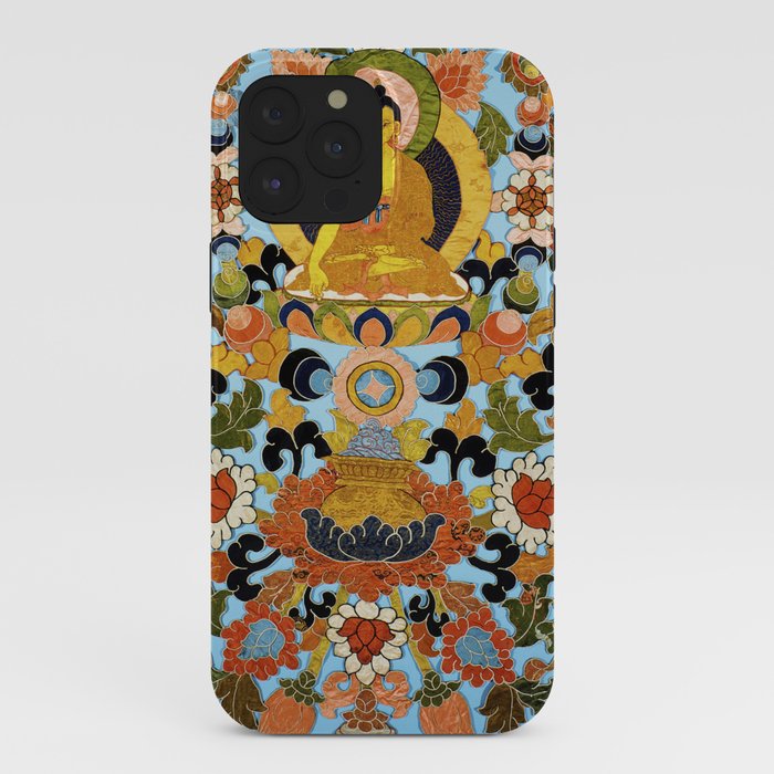 Antique Tibetan Floral Textile Print iPhone Case Gallery Image 40