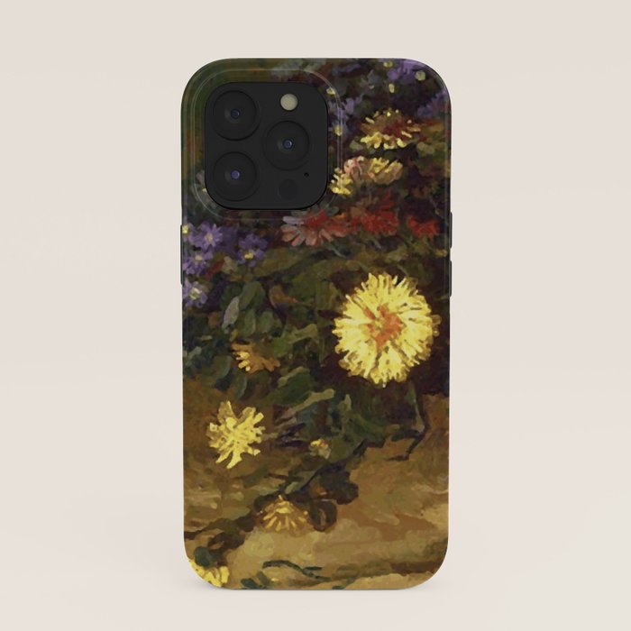 Van Gogh Still Life Bouquet of Daisies Vector Art iPhone Case Gallery Image 39