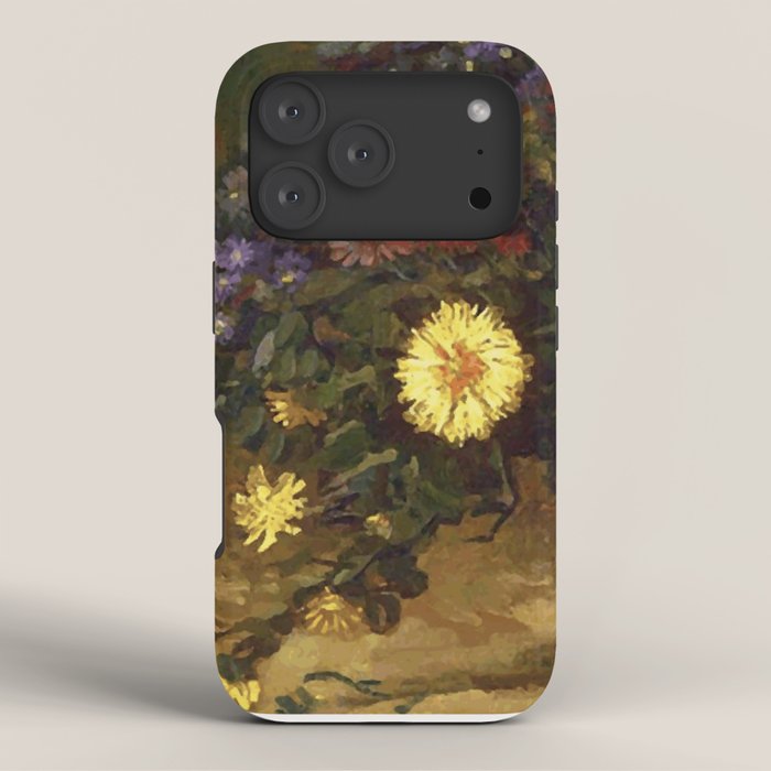 Van Gogh Still Life Bouquet of Daisies Vector Art iPhone Case Gallery Image 3