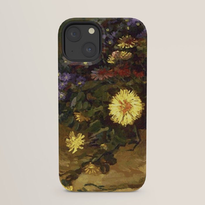Van Gogh Still Life Bouquet of Daisies Vector Art iPhone Case Gallery Image 21