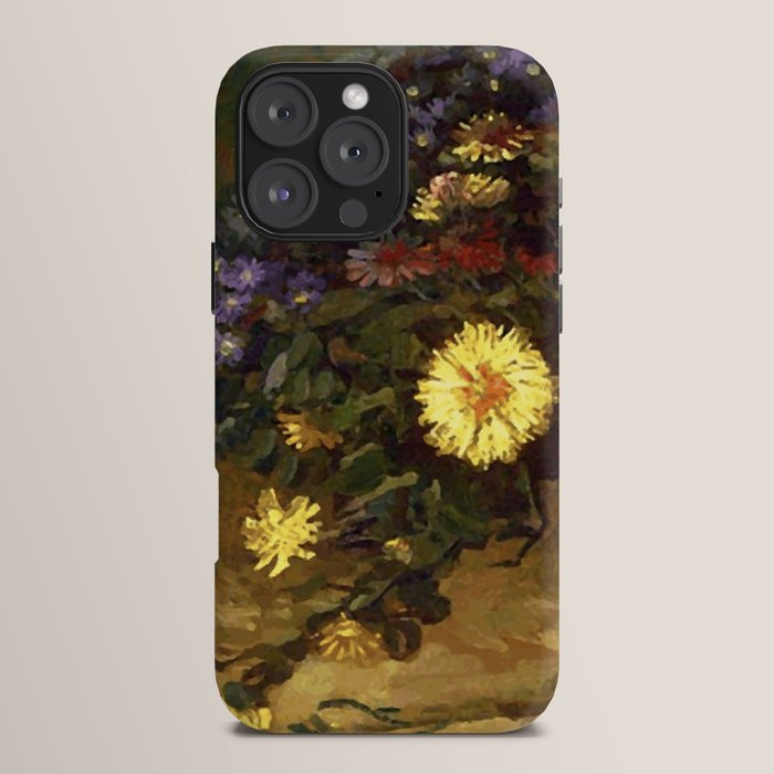 Van Gogh Still Life Bouquet of Daisies Vector Art iPhone Case Gallery Image 16