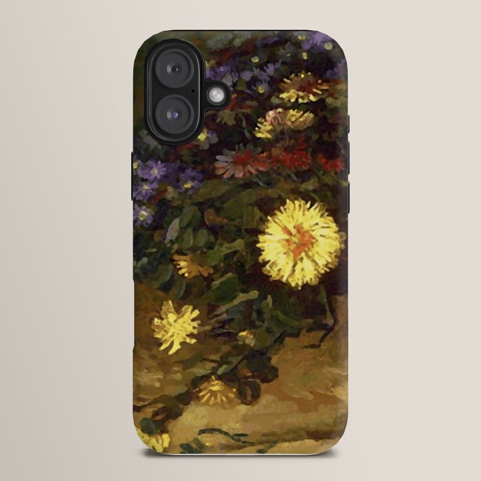 Van Gogh Still Life Bouquet of Daisies Vector Art iPhone Case Gallery Image 14