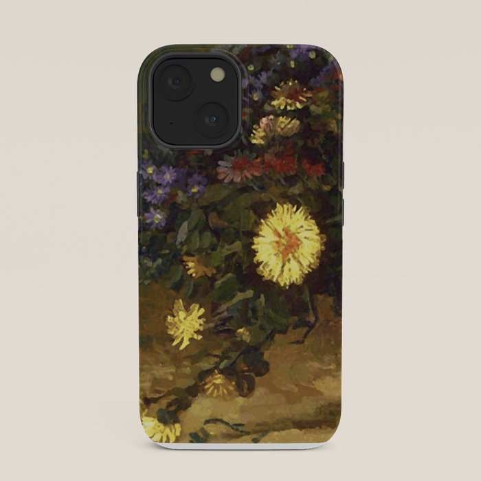 Van Gogh Still Life Bouquet of Daisies Vector Art iPhone Case Gallery Image 33