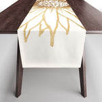 Gold Sunflower Drawing Table Runner Gallery Image 1