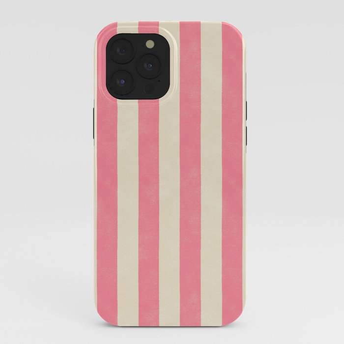 Cabana Stripe - pink & cream iPhone Case Gallery Image 40