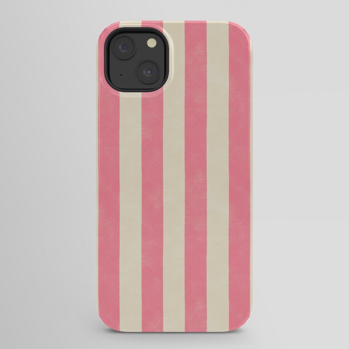 Cabana Stripe - pink & cream iPhone Case Gallery Image 22