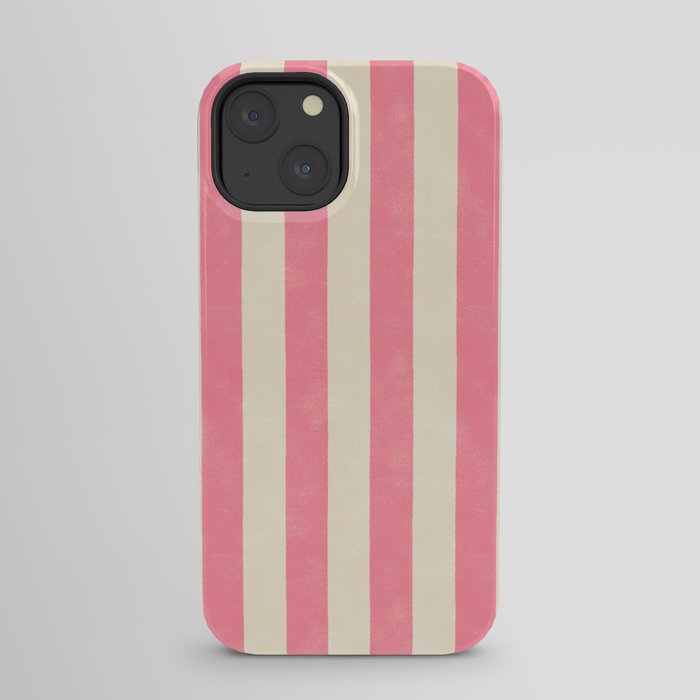Cabana Stripe - pink & cream iPhone Case Gallery Image 29
