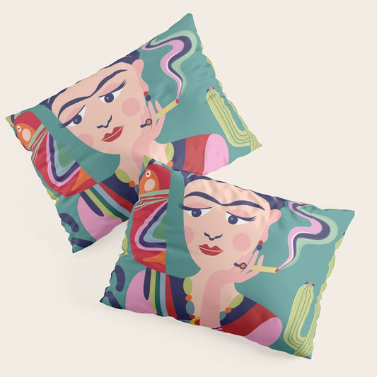 Frida Kahlo Pillow Sham Gallery Image 1