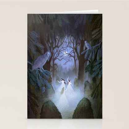 Dance of the Midnight Witches Stationery Card Gallery Image 1