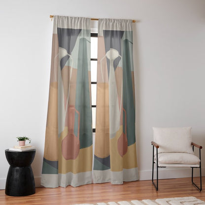 Abstract Art Vases 4 Window Curtain Gallery Image 10