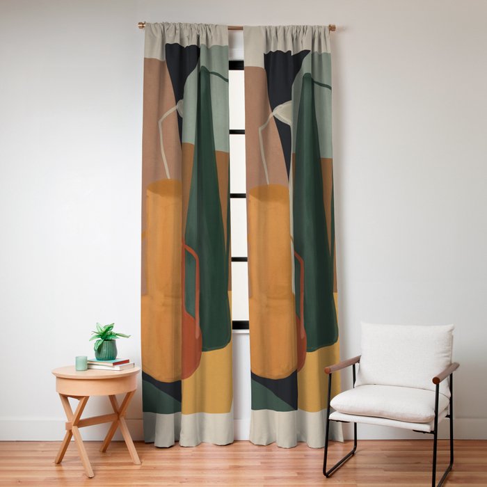 Abstract Art Vases 4 Window Curtain Gallery Image 8