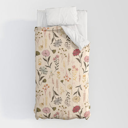 Spring Garden Flower Collection - Cream Comforter Gallery Image 5