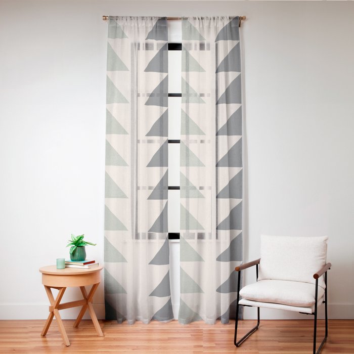 Minimal Geometric 32 Window Curtain Gallery Image 24