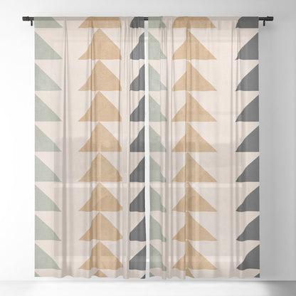 Minimal Geometric 32 Window Curtain Gallery Image 21