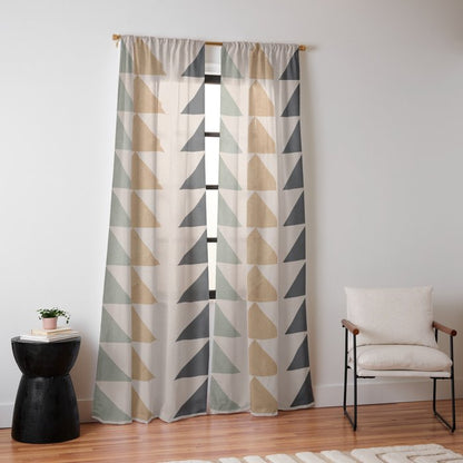 Minimal Geometric 32 Window Curtain Gallery Image 14