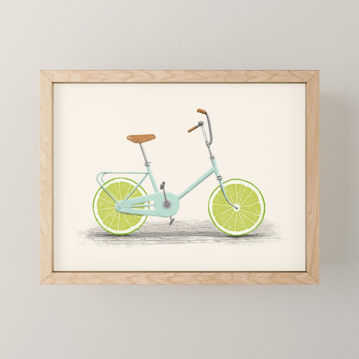 Acid (Blue) Mini Art Print Gallery Image 1