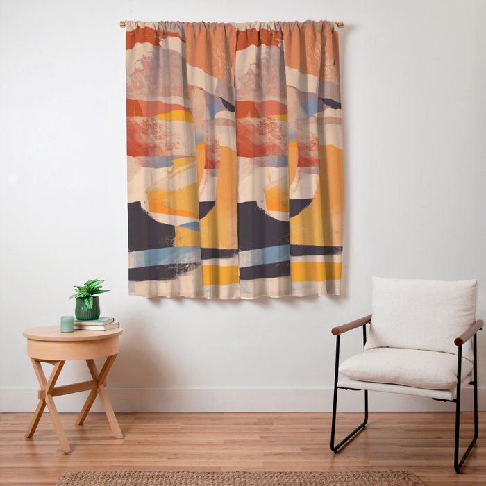 Modern Abstract Art 103 Window Curtain Gallery Image 7