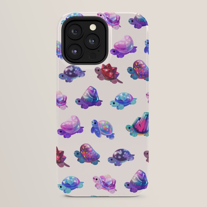 Jewel turtle - pastel iPhone Case Gallery Image 32