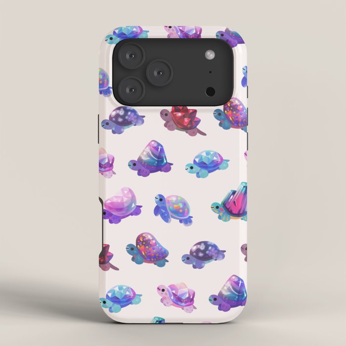 Jewel turtle - pastel iPhone Case Gallery Image 4