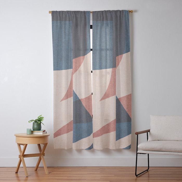 ABSTRACT ALPHABET / Gothic E Window Curtain Gallery Image 13
