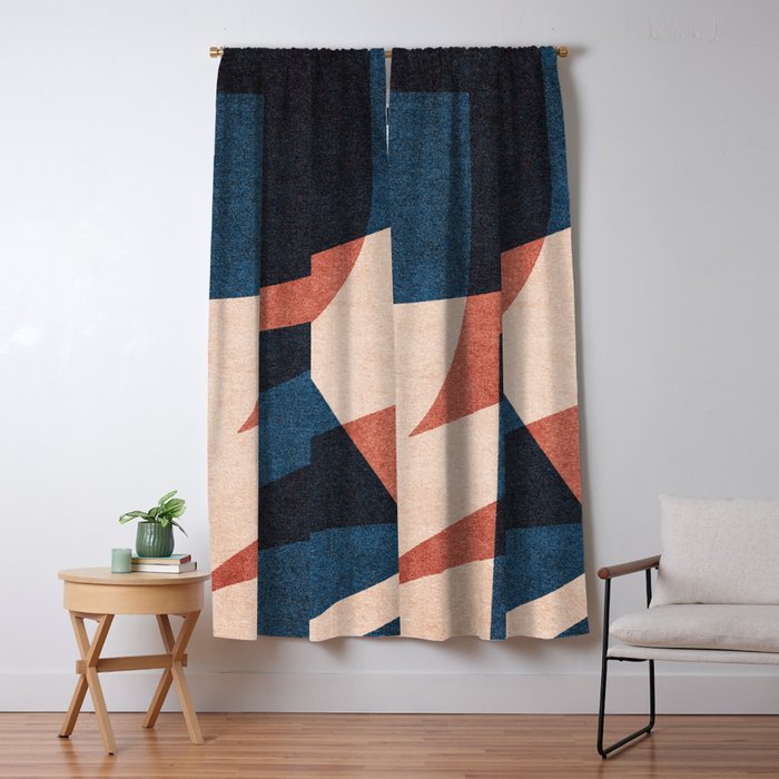 ABSTRACT ALPHABET / Gothic E Window Curtain Gallery Image 5