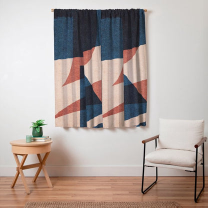 ABSTRACT ALPHABET / Gothic E Window Curtain Gallery Image 7