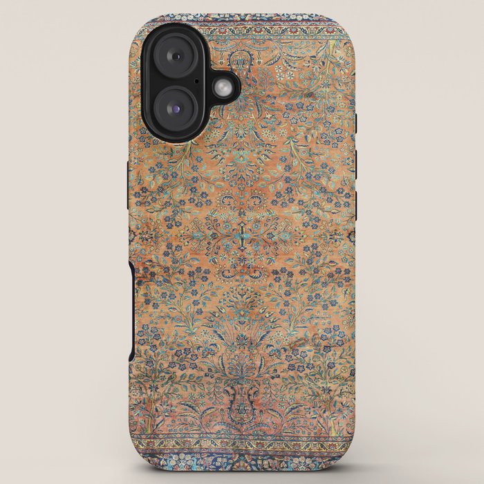Kashan Floral Persian Carpet Print iPhone Case Gallery Image 5