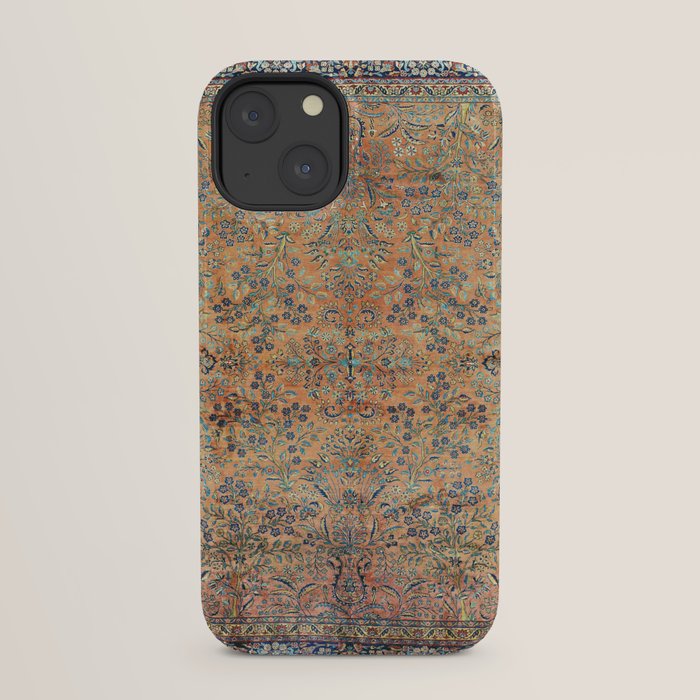 Kashan Floral Persian Carpet Print iPhone Case Gallery Image 29