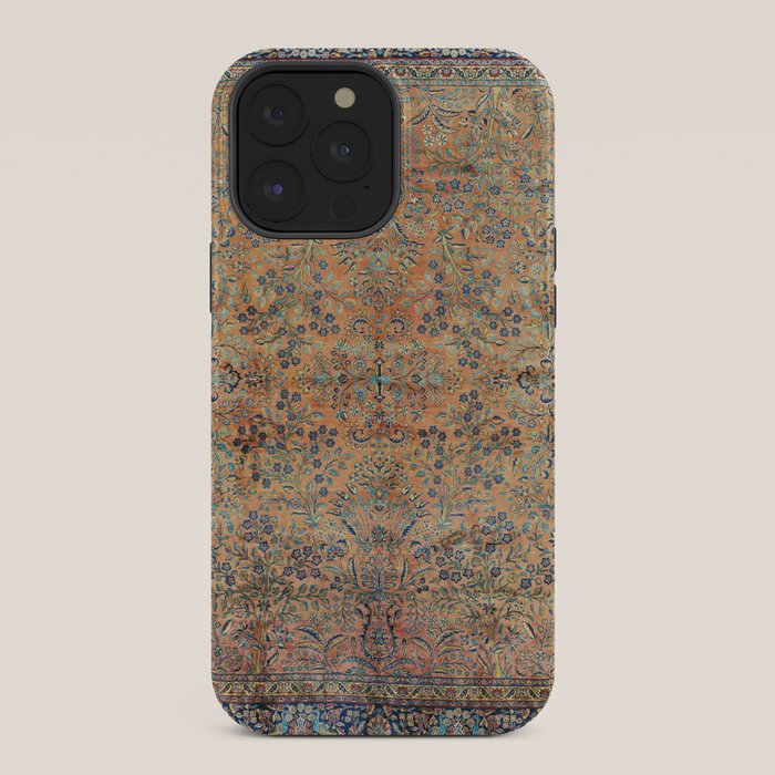 Kashan Floral Persian Carpet Print iPhone Case Gallery Image 36