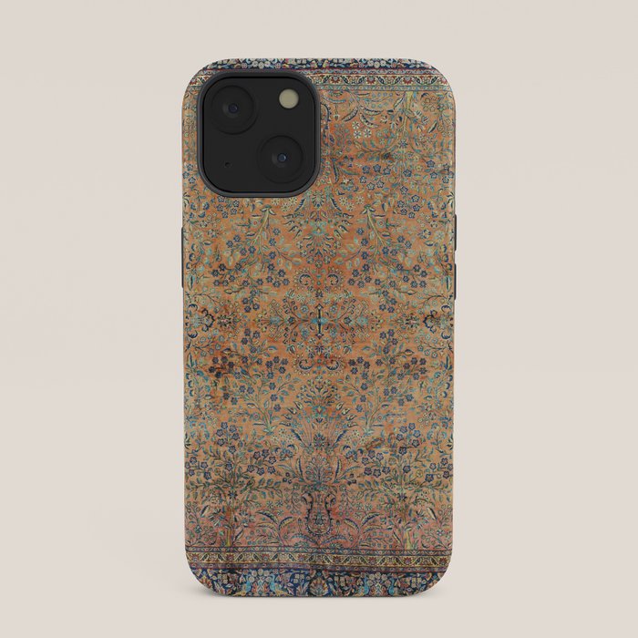 Kashan Floral Persian Carpet Print iPhone Case Gallery Image 33